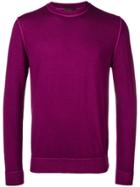 Altea Round Neck Sweater - Pink & Purple