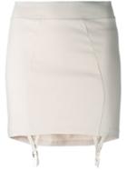 Murmur Mini Skirt, Women's, Size: Small, Nude/neutrals, Nylon/spandex/elastane/rayon