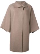 Harris Wharf London Oversized Single Breasted Coat, Women's, Size: 42, Brown, Virgin Wool