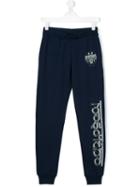 Moschino Kids - Teen Track Trousers - Kids - Cotton - 14 Yrs, Boy's, Blue