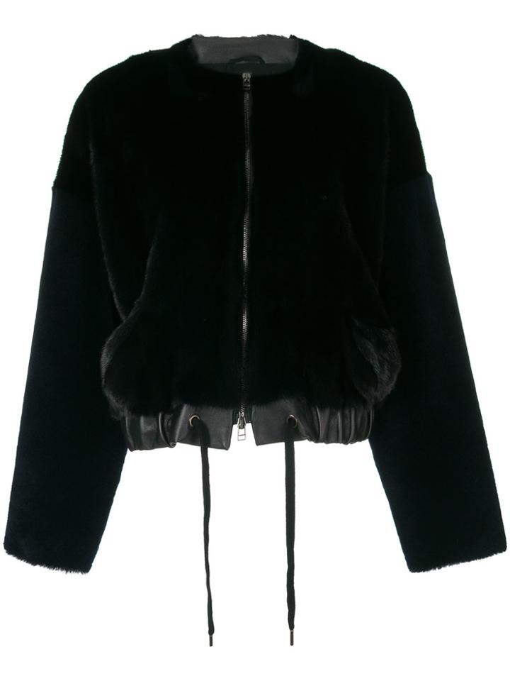 Inès & Maréchal Drawstring Jacket - Black
