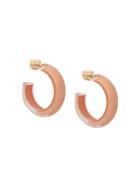 Alison Lou Small Loucite Jelly Hoops - Pink