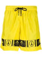 Frankie Morello Printed Swim Shorts - Yellow