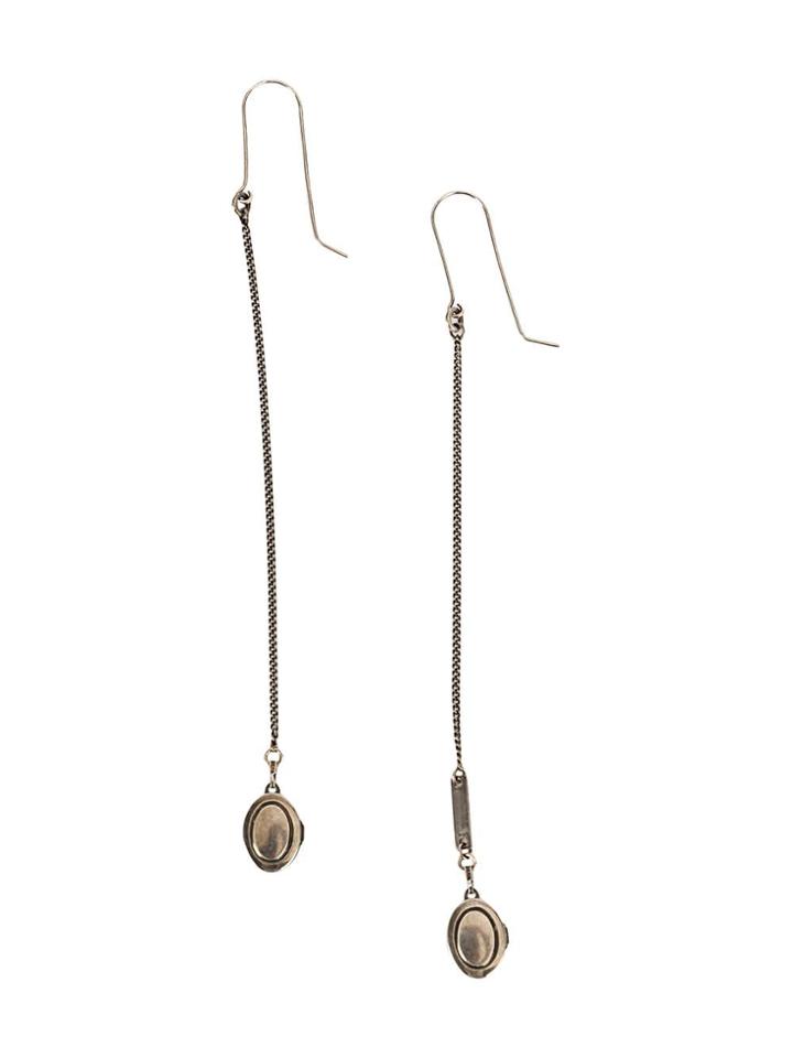 Ann Demeulemeester Drop Earings - Metallic
