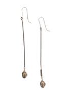 Ann Demeulemeester Drop Earings - Metallic