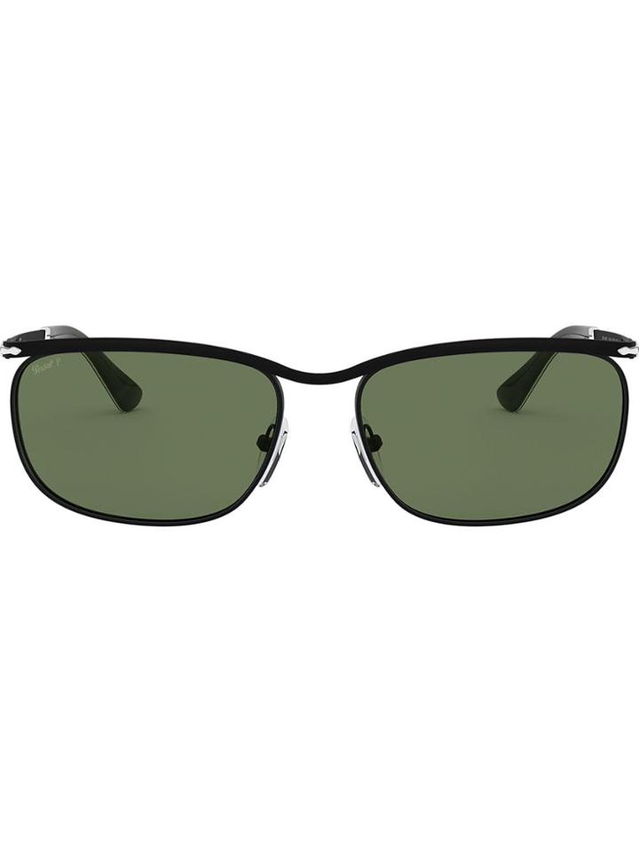 Persol Rectangular Frame Sunglasses - Green
