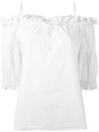 Vilshenko - Off Shoulder Blouse - Women - Cotton - 10, White, Cotton