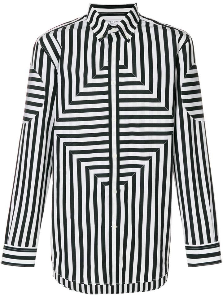 Givenchy Graphic Striped Shirt - Black