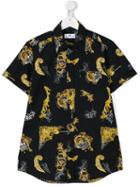 Young Versace Baroque Print Shirt, Boy's, Size: 14 Yrs, Black
