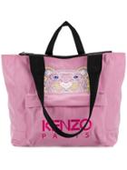 Kenzo Tiger Tote Bag - Pink & Purple