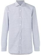 Z Zegna Floral Print Shirt, Men's, Size: Xxl, White, Cotton