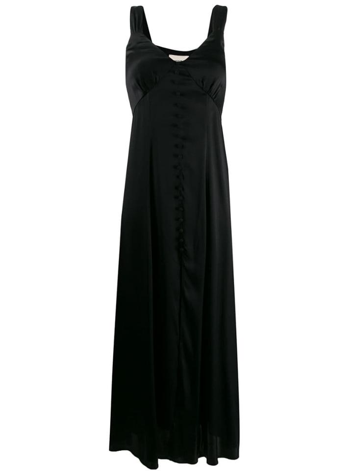 Semicouture Button Front Dress - Black