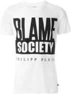 Philipp Plein 'blame Society Print T-shirt