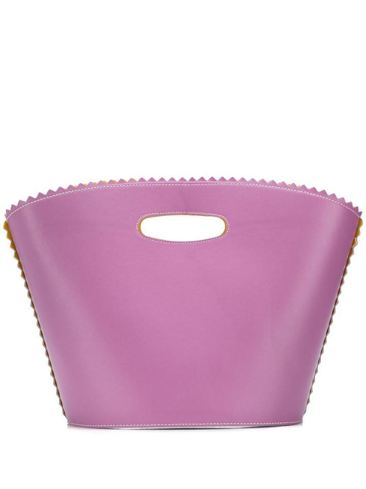 Sara Battaglia Helen Beach Bag - Purple