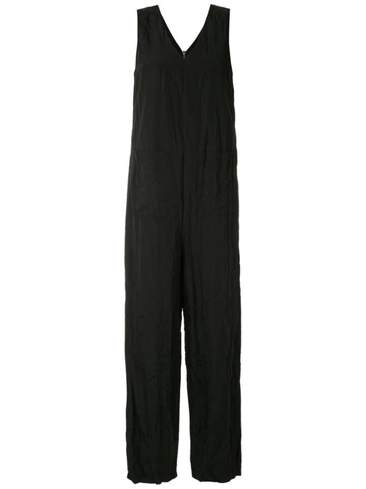 Uma Raquel Davidowicz Garden Wrinkle Effect Jumpsuit - Black