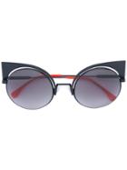 Fendi Eyewear Eyeshine Sunglasses - Black