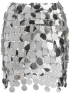 Paco Rabanne Mirrored Skirt - Grey