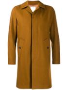 Sandro Paris Single-breasted Coat - Brown