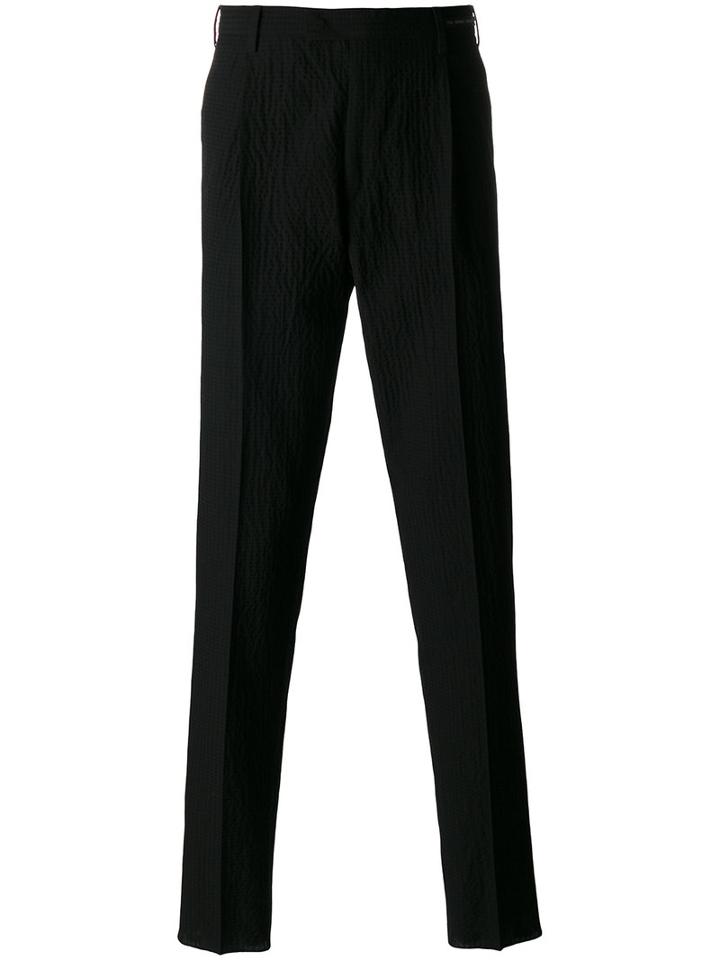 Pt01 - Front Pleat Trousers - Men - Cotton/polyamide/spandex/elastane/wool - 56, Blue, Cotton/polyamide/spandex/elastane/wool