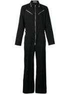 Givenchy Zipped Jumpsuit, Men's, Size: Large, Black, Wool