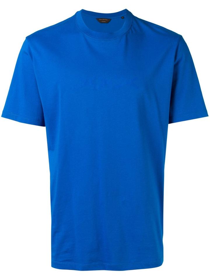 Ermenegildo Zegna Xxx Print Logo T-shirt - Blue