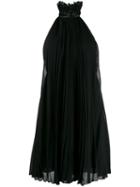 Givenchy Sleeveless Pleated Dress - Black