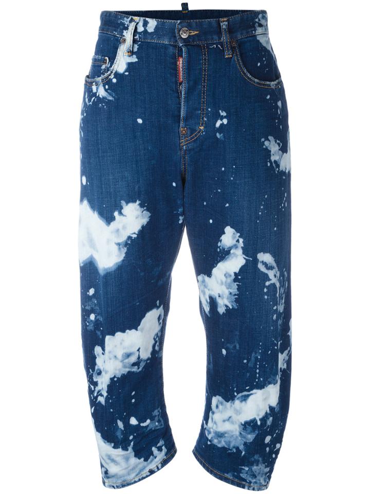 Dsquared2 Tasche Maculato Jeans - Blue