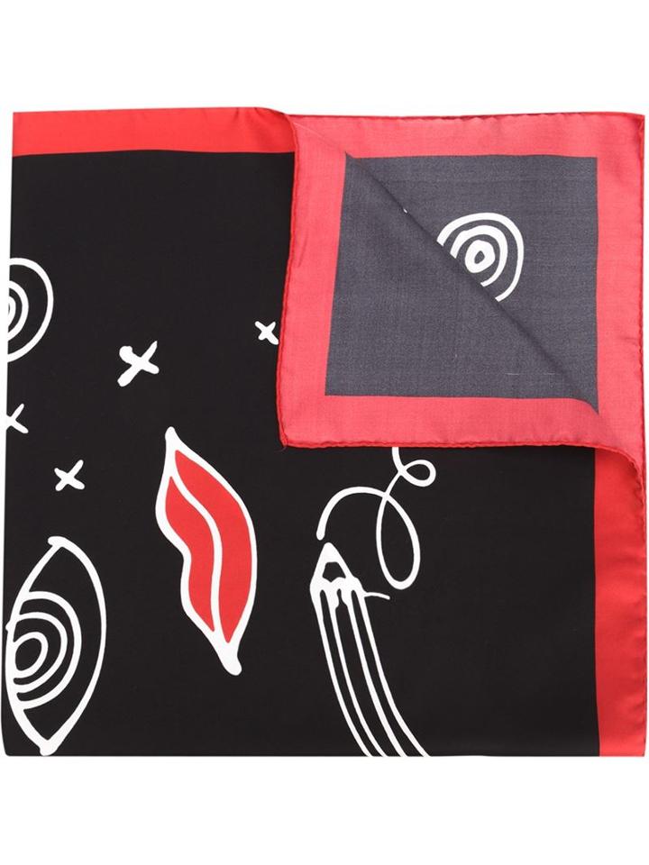 Sonia Rykiel Motif Print Scarf