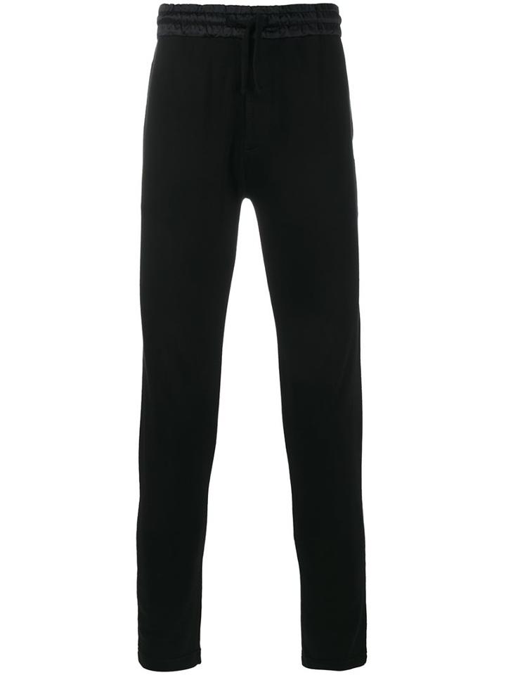 Kenzo Contrast Trim Track Pants, Men's, Size: Xl, Black, Cotton/polyester