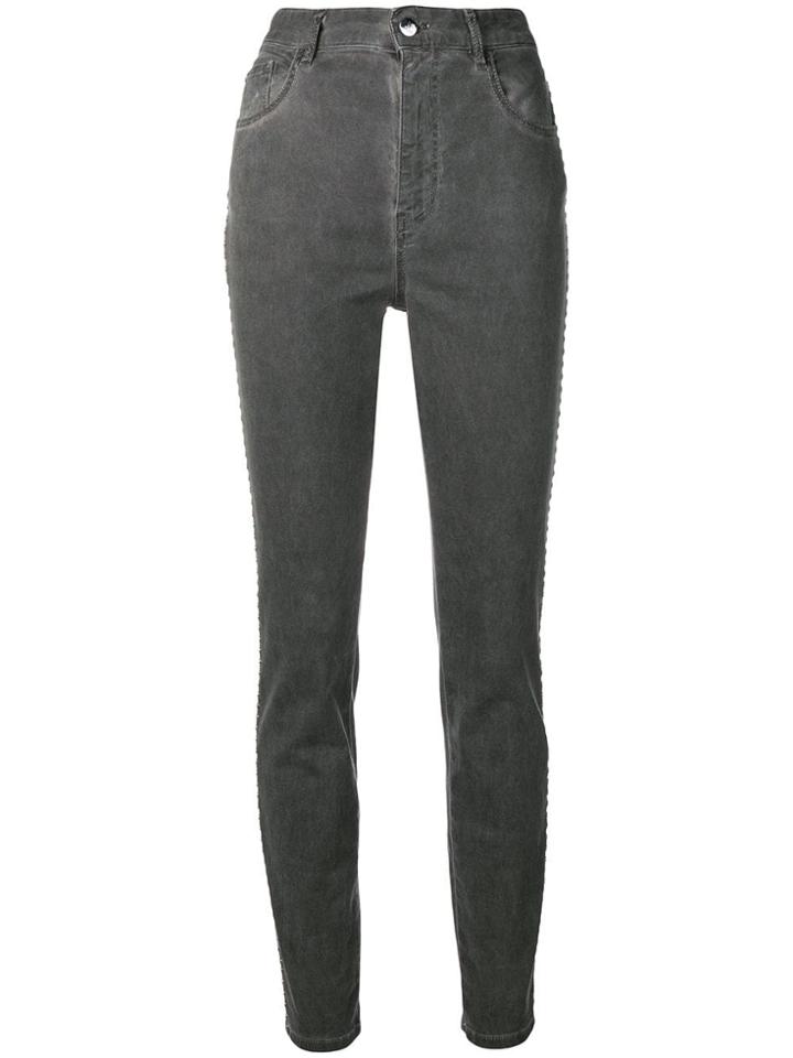 Just Cavalli Studded Skinny Jeans - Grey