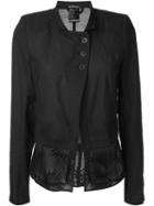 Ann Demeulemeester Semi Sheer Fitted Jacket