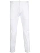 Dsquared2 Slim Tapered Trousers - White
