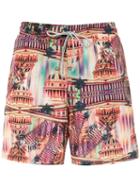 Lygia & Nanny Gil Elastic Swim Shorts - Havana