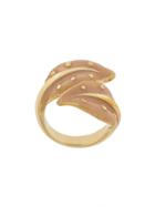 Chloé Sloan Leaf Ring - Metallic