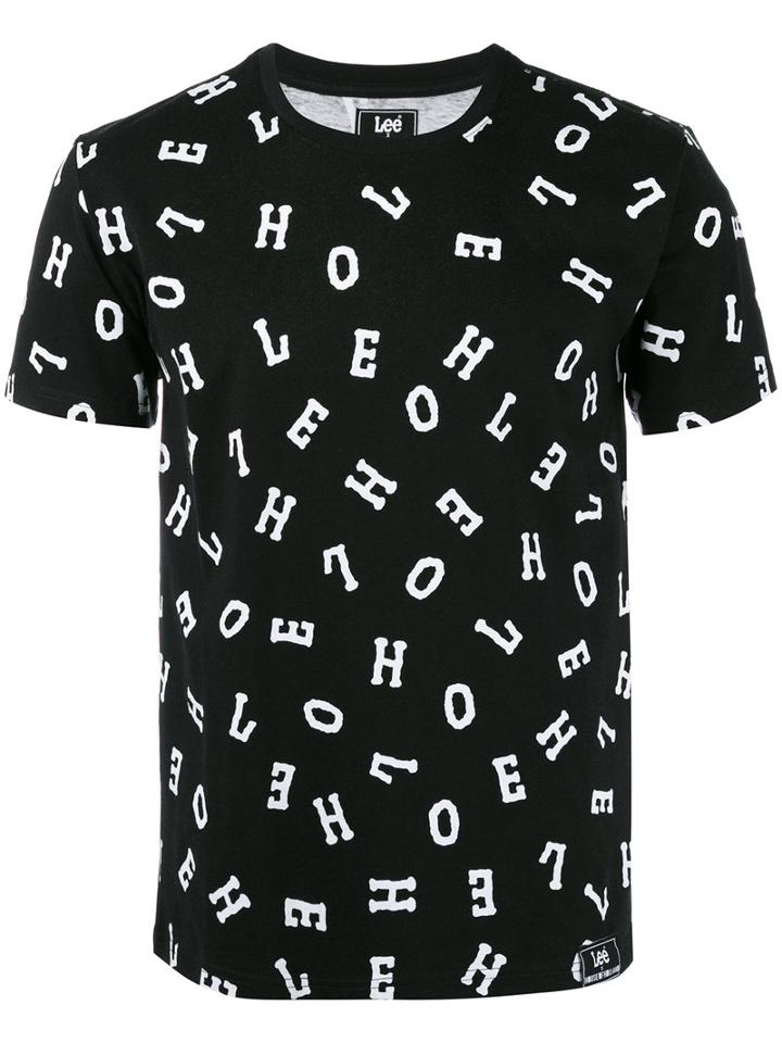 House Of Holland - Letter Print T-shirt - Men - Cotton - M, Black, Cotton