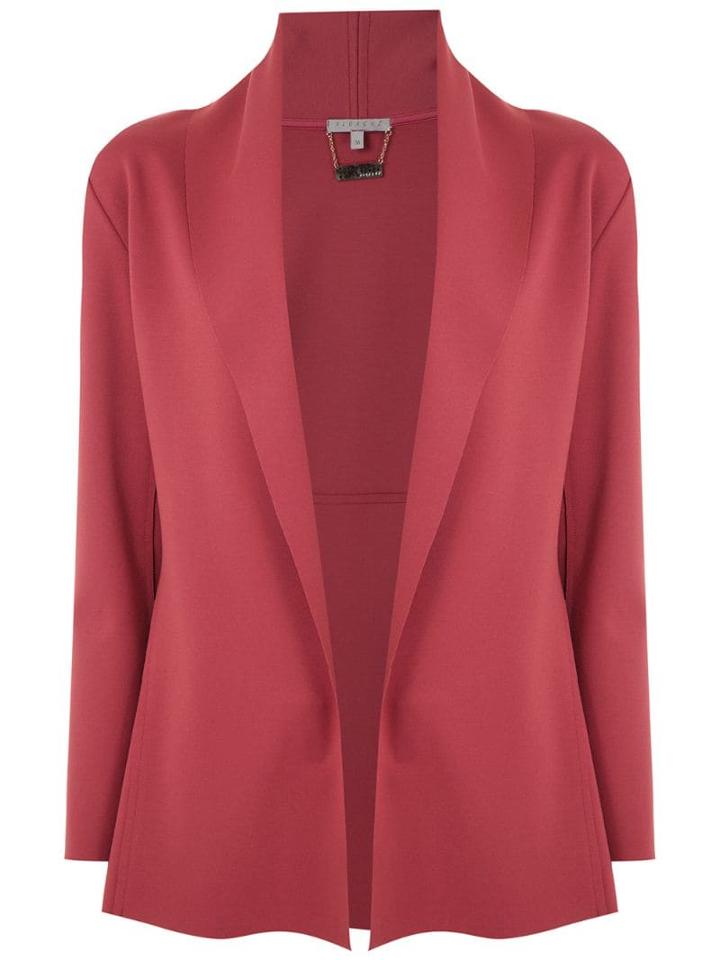 Alcaçuz Open Front Maritima Blazer - Red