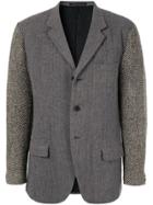 Yohji Yamamoto Pre-owned Heavy Knit Arm Blazer - Grey