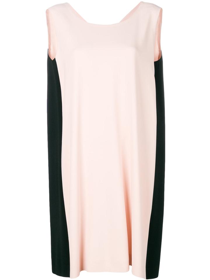 Antonelli Colour Block Shift Dress - Pink & Purple
