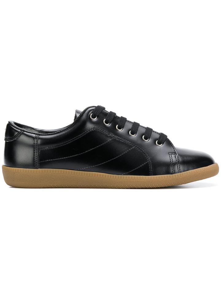 Maison Margiela Lace Up Sneakers - Black