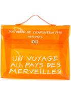 Hermès Pre-owned Vinyl Kelly Beach Bag - Orange