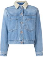 Isabel Marant Étoile 'camden' Denim Jacket, Women's, Size: 42, Blue, Cotton/polyester/acrylic