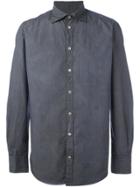 Massimo Alba Crinkle Shirt - Blue