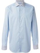Etro Printed Shirt, Men's, Size: 41, White, Cotton