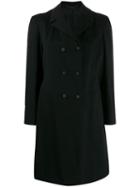 A.n.g.e.l.o. Vintage Cult 1920 Double Breasted Coat - Black