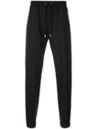 Givenchy - Stars And Stripe Panel Tapered Trousers - Men - Cotton/spandex/elastane/acetate/wool - 46, Black, Cotton/spandex/elastane/acetate/wool
