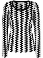 Dvf Diane Von Furstenberg Monochrome Sweater - Black