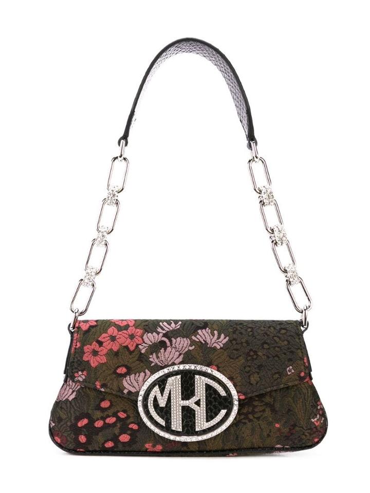 Michael Kors Embroidered Shoulder Bag - Green
