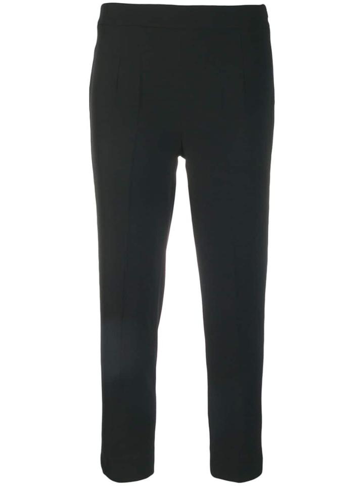 Marc Ellis Classic Cropped Trousers - Black
