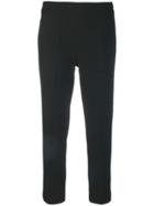 Marc Ellis Classic Cropped Trousers - Black
