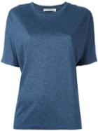 Vince Dolman T-shirt, Women's, Size: Large, Blue, Viscose